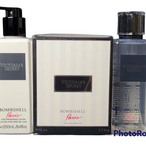 Victoria's Secret B💣MBSHELL PARIS 💕 Eau De Perfum, Mist & Lotion Set